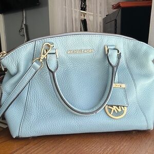 Powder blue Michael Kors crossbody